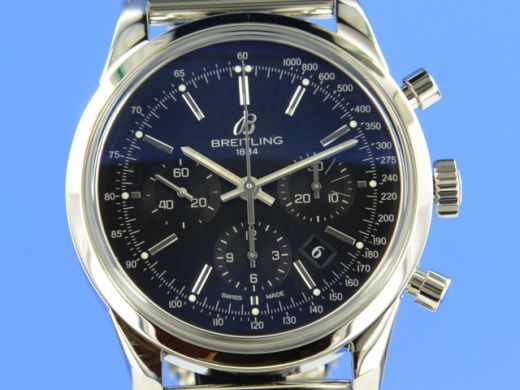 Breitling Transocean Chronograph Stahl 43mm