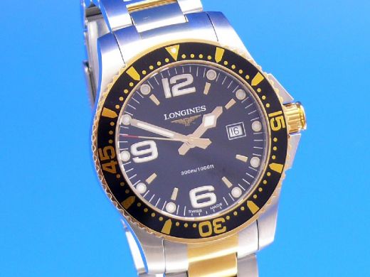 Longines HydroConquest Stahl Gold L3.640.3.56.7