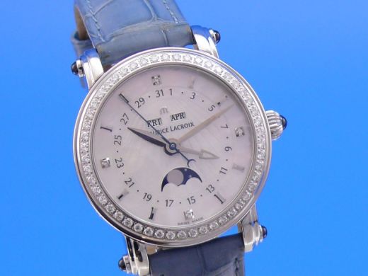 Maurice Lacroix Masterpiece Phase de Lune Diamond Damenuhr