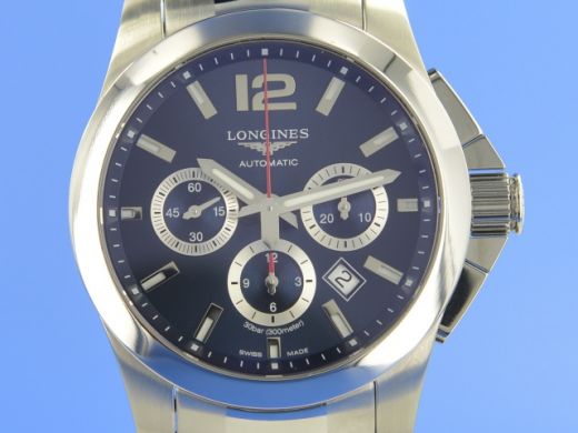 Longines Conquest Chronograph Automatik 44 mm L3.801.4.96.6 L3