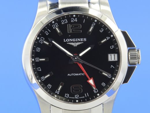 Longines Conquest GMT 41 mm Automatik L3.687.4.56.6