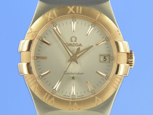 Omega Constellation 35 mm Quarz Stahl/Rotgold