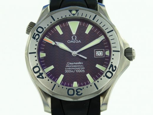 Omega Seamaster Diver 300M Titan Red Dial Seltenheit 168.1623 168.1623