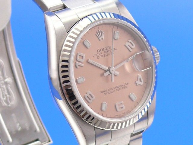 Rolex Datejust Medium Damen Stahl/Weißgold - Uhrencenter ...